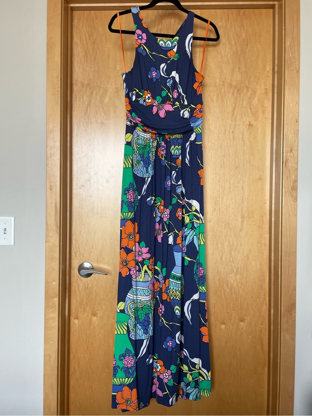 Tori Richard Hawaii Floral Print Maxi Dress | Size Large